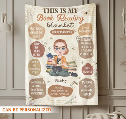 Read Books Change The World - Personalized Books Lovers Custom Blanket