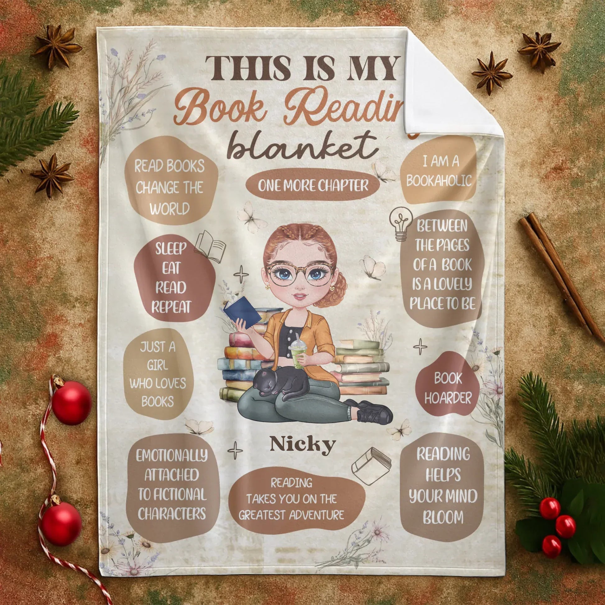 Read Books Change The World - Personalized Books Lovers Custom Blanket