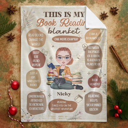 Read Books Change The World - Personalized Books Lovers Custom Blanket