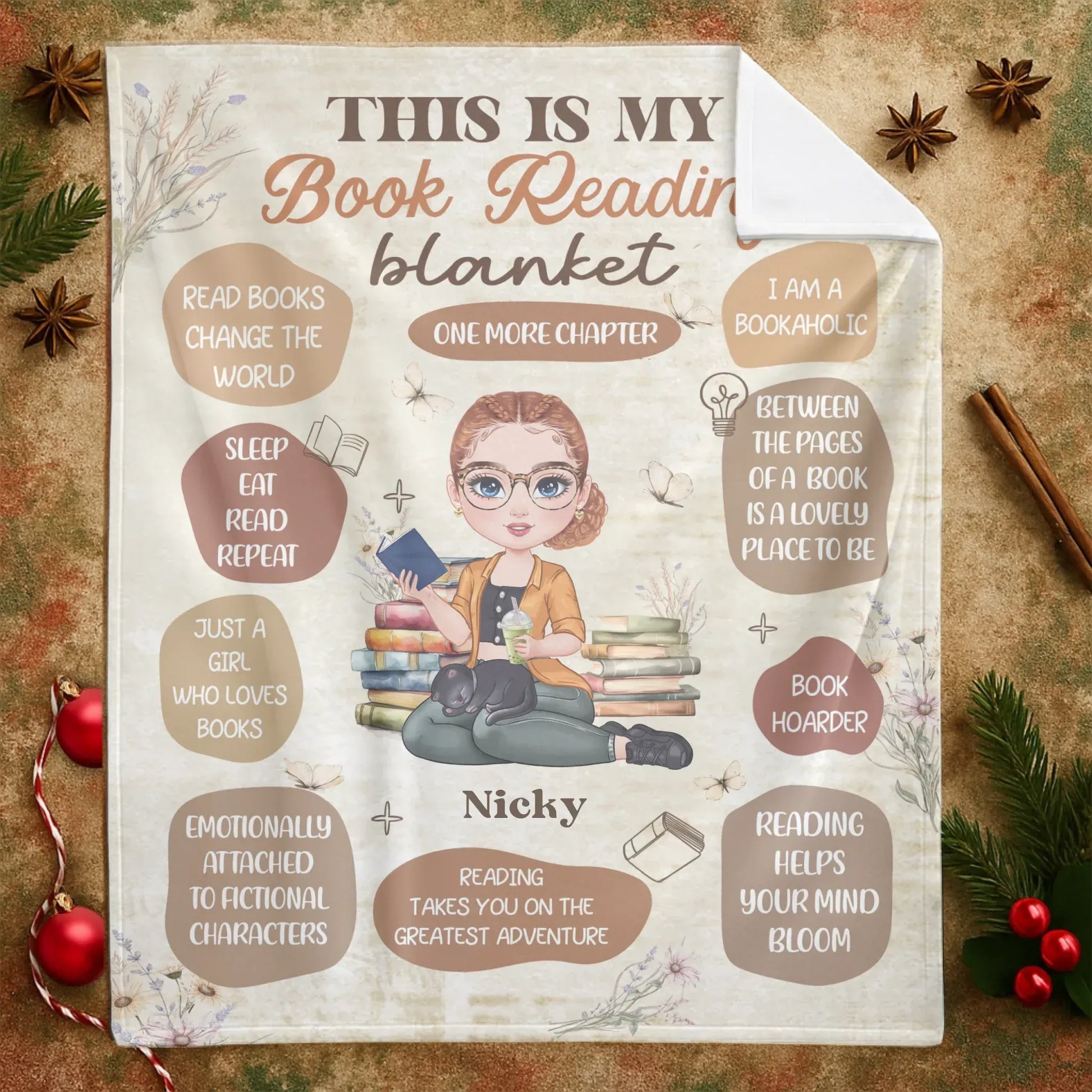 Read Books Change The World - Personalized Books Lovers Custom Blanket