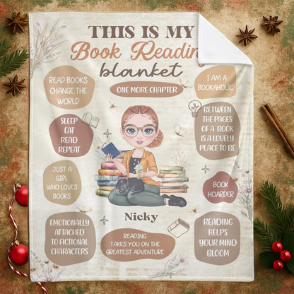 Read Books Change The World - Personalized Books Lovers Custom Blanket