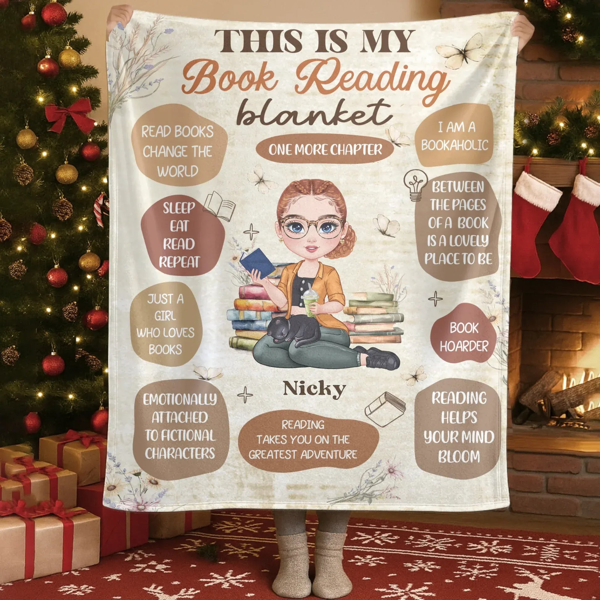 Read Books Change The World - Personalized Books Lovers Custom Blanket