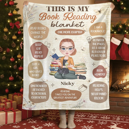 Read Books Change The World - Personalized Books Lovers Custom Blanket