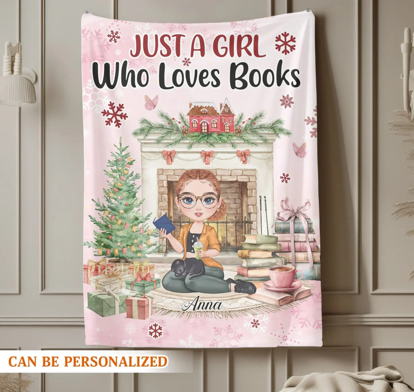 A Book A Day Keeps Reality Away - Personalized Books Lovers Custom Blanket