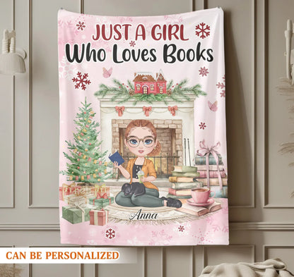 A Book A Day Keeps Reality Away - Personalized Books Lovers Custom Blanket