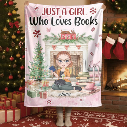 Blanket - Thanh Dang / White / 30x40in / 76x101cm A Book A Day Keeps Reality Away - Personalized Books Lovers Custom Blanket
