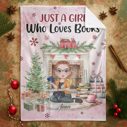 A Book A Day Keeps Reality Away - Personalized Books Lovers Custom Blanket