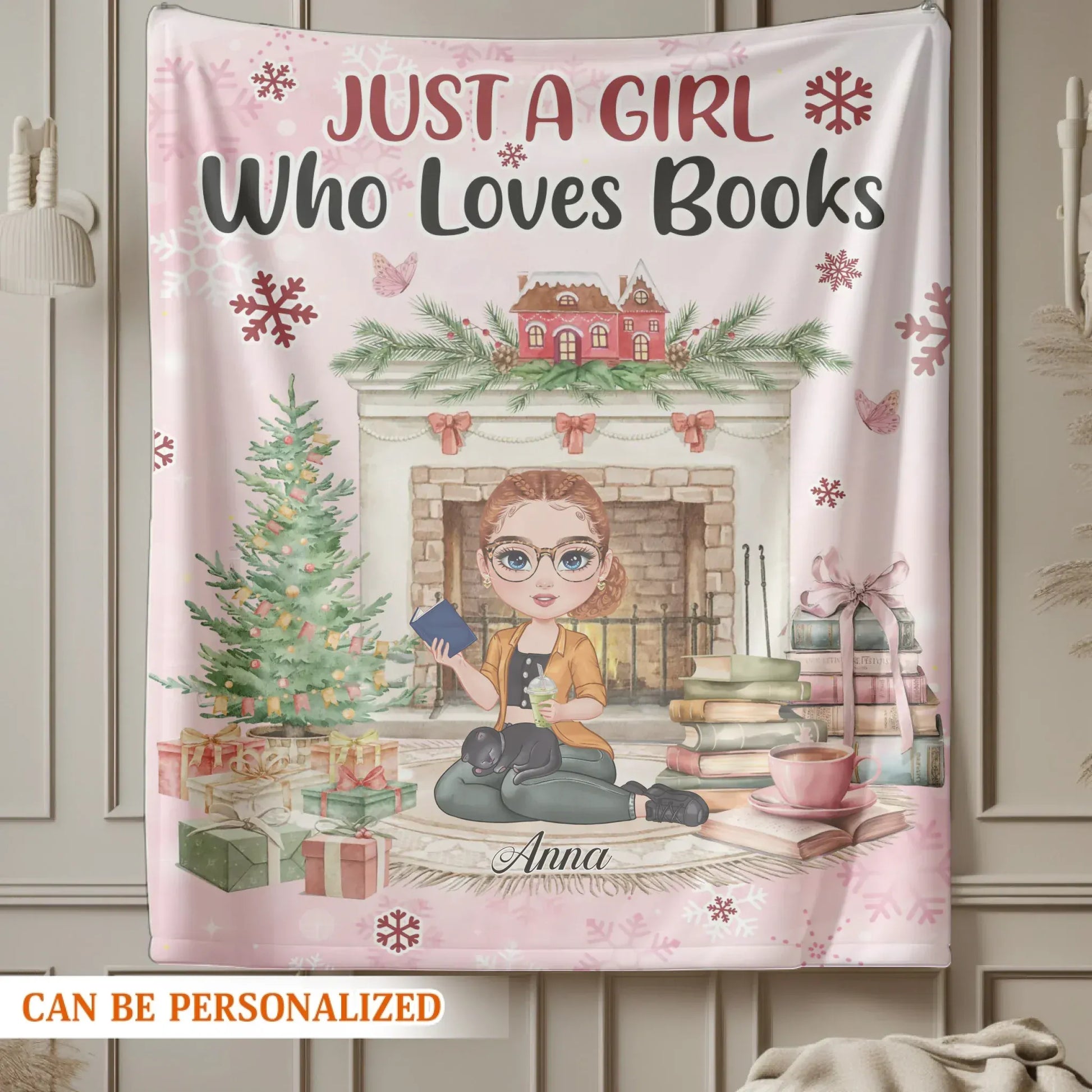 A Book A Day Keeps Reality Away - Personalized Books Lovers Custom Blanket