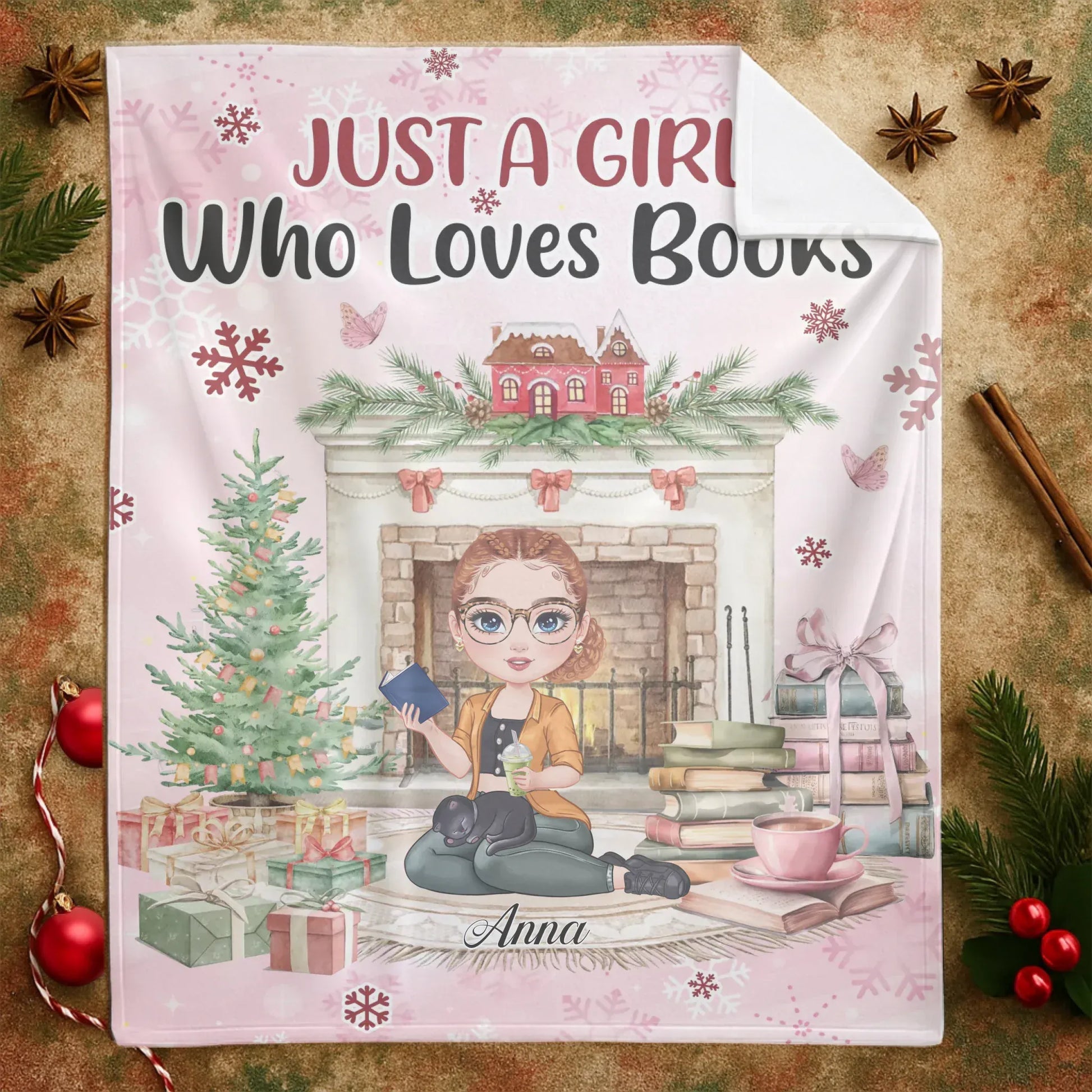 A Book A Day Keeps Reality Away - Personalized Books Lovers Custom Blanket