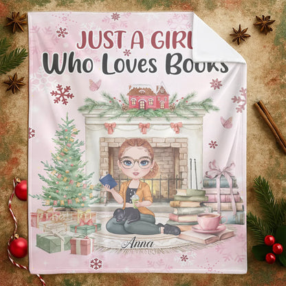 A Book A Day Keeps Reality Away - Personalized Books Lovers Custom Blanket