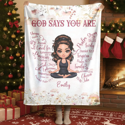 Blanket - Thanh Dang / White / 30x40in / 76x101cm Life Is Tough But So Are You - Personalized Character Motivational Custom Blanket