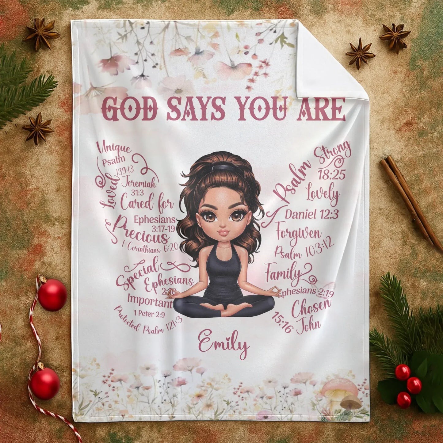 Life Is Tough But So Are You - Personalized Character Motivational Custom Blanket