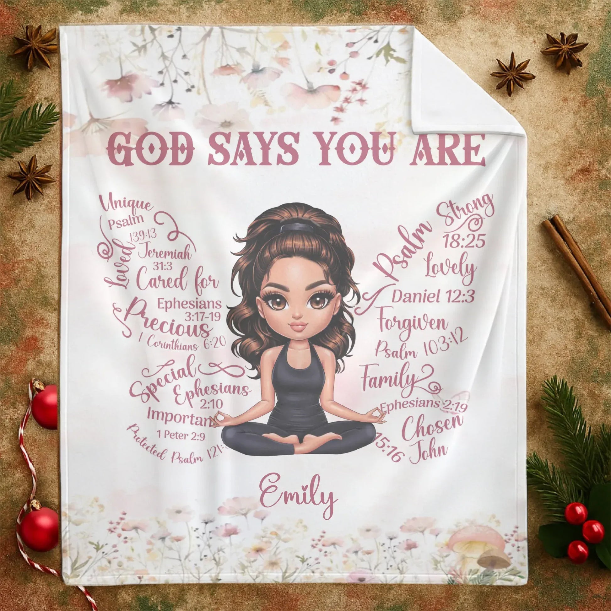 Life Is Tough But So Are You - Personalized Character Motivational Custom Blanket