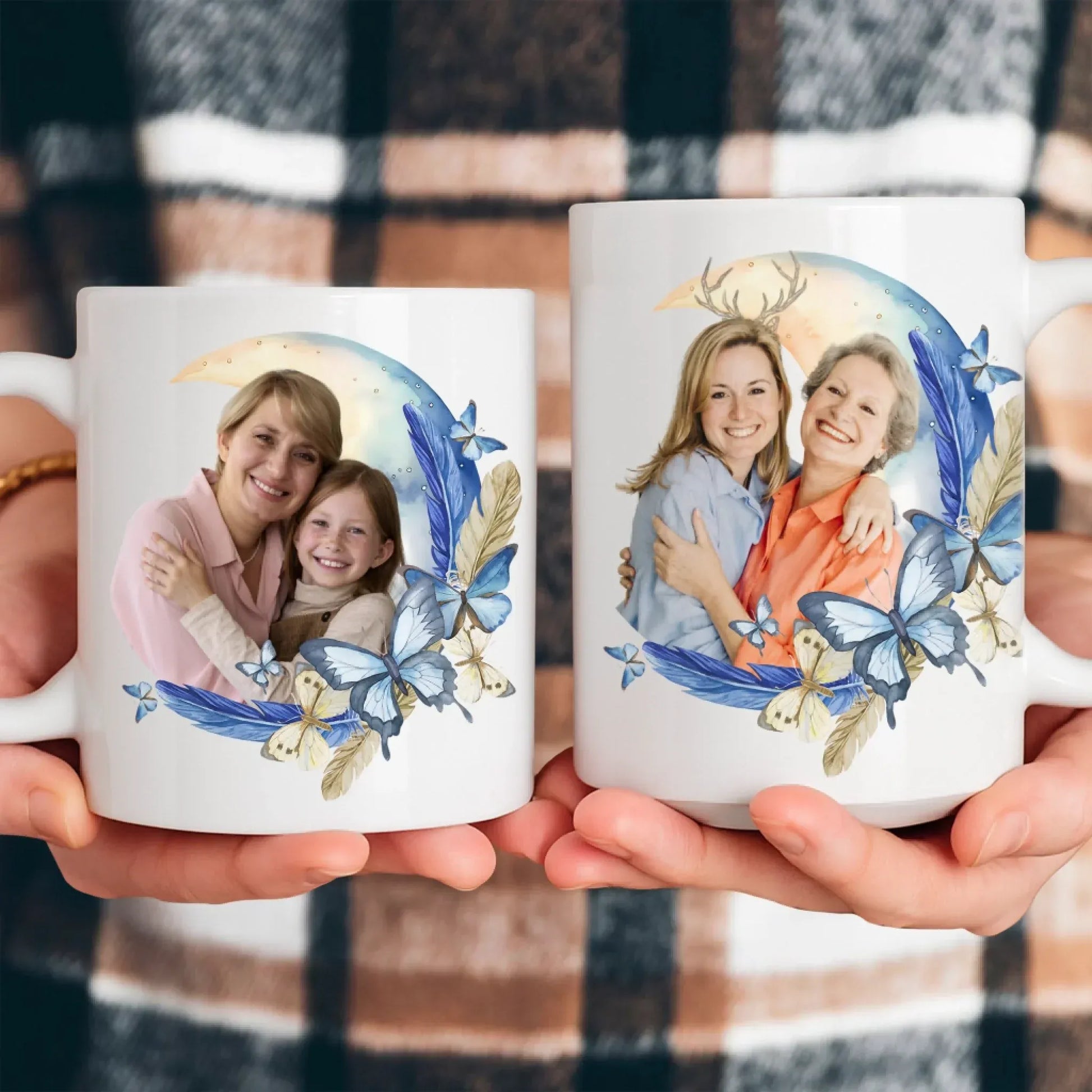 Personalized Mugs Love You To The Moon & Back - Personalized Custom Photo Printed Mug
