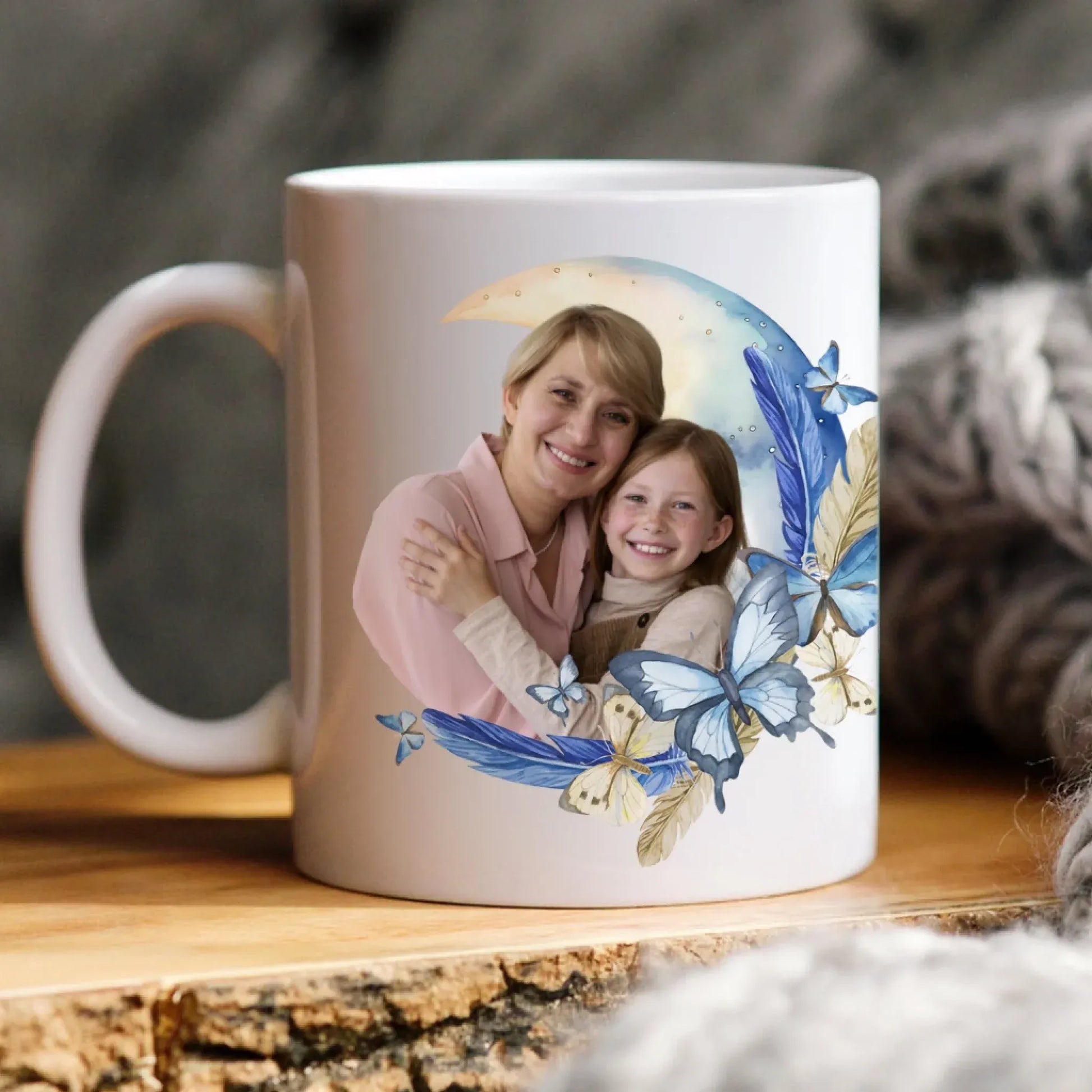 Personalized Mugs Love You To The Moon & Back - Personalized Custom Photo Printed Mug