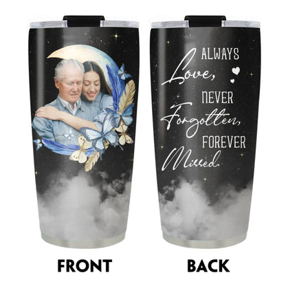 Love You To The Moon & Back - Personalized Custom Photo Printed Tumbler