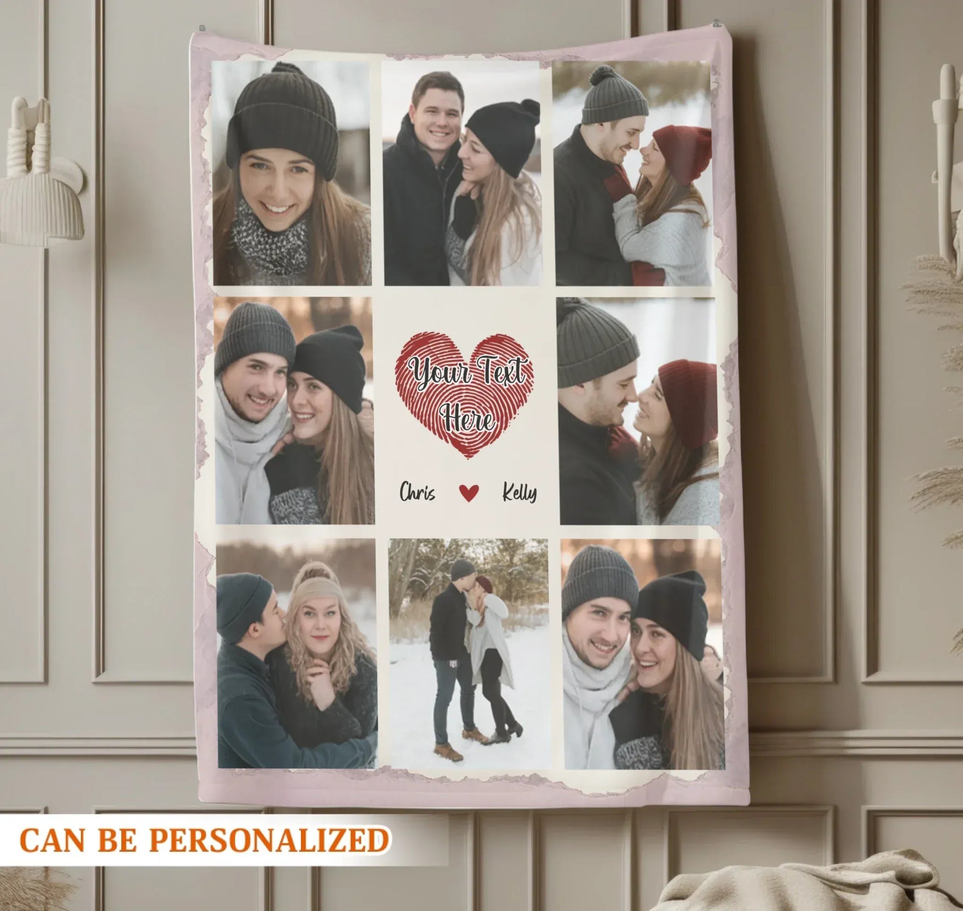Personalized Blankets Every Memory With You Is A Treasure - Personalized Couple Multi Photo Custom Blanket