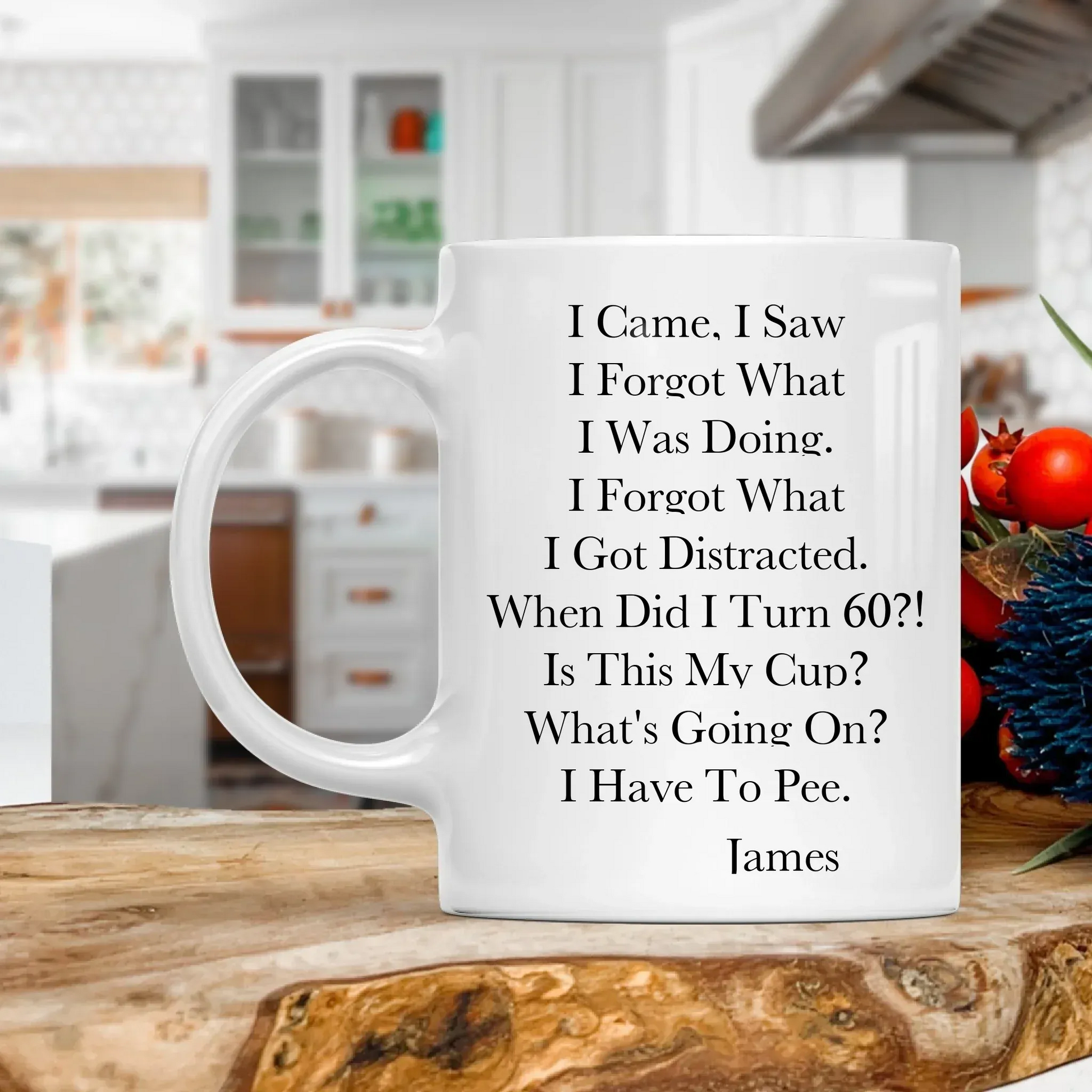 MUG - Thanh Dang / WHITE / 11oz I Came, I Saw, I Forgot What I Was Doing - Personalized Custom Ceramic Mug