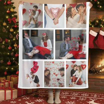 To Love At All Is To Be Vulnerable - Personalized Couple Multi Photos Custom Blanket