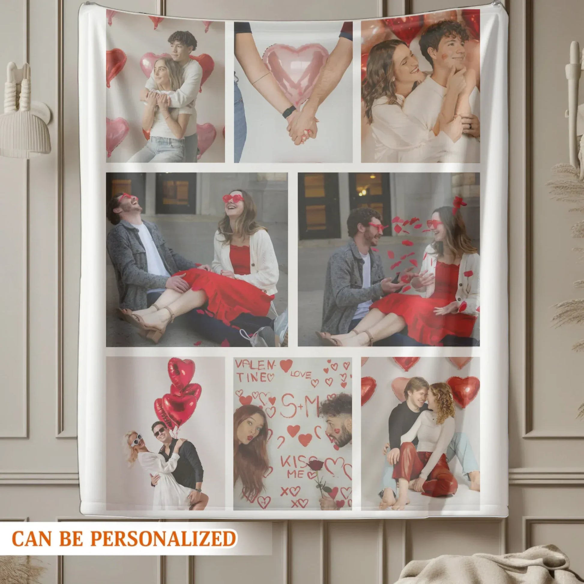 To Love At All Is To Be Vulnerable - Personalized Couple Multi Photos Custom Blanket