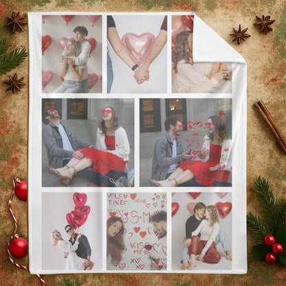 To Love At All Is To Be Vulnerable - Personalized Couple Multi Photos Custom Blanket