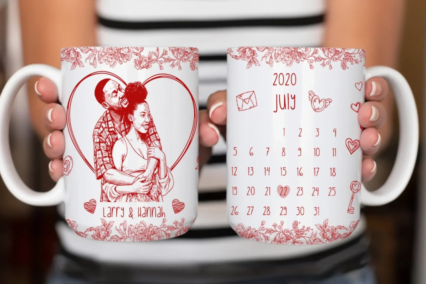 To Me, You Are Perfect - Personalized Couple Photo Custom Ceramic Mug