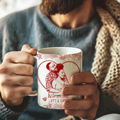 To Me, You Are Perfect - Personalized Couple Photo Custom Ceramic Mug