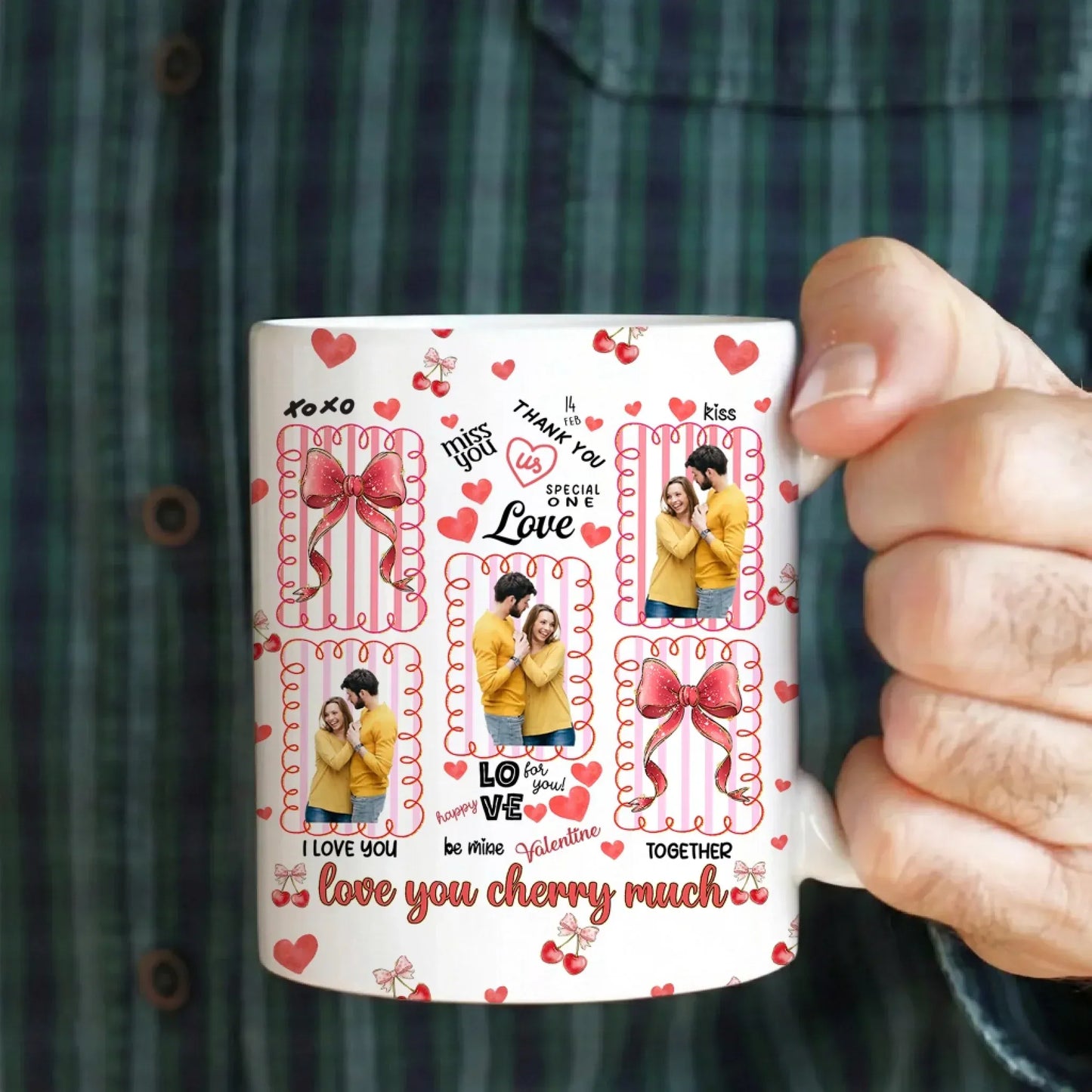 Personalized Mugs I Love You Cherry Much - Personalized Couple Custom Ceramic Mug