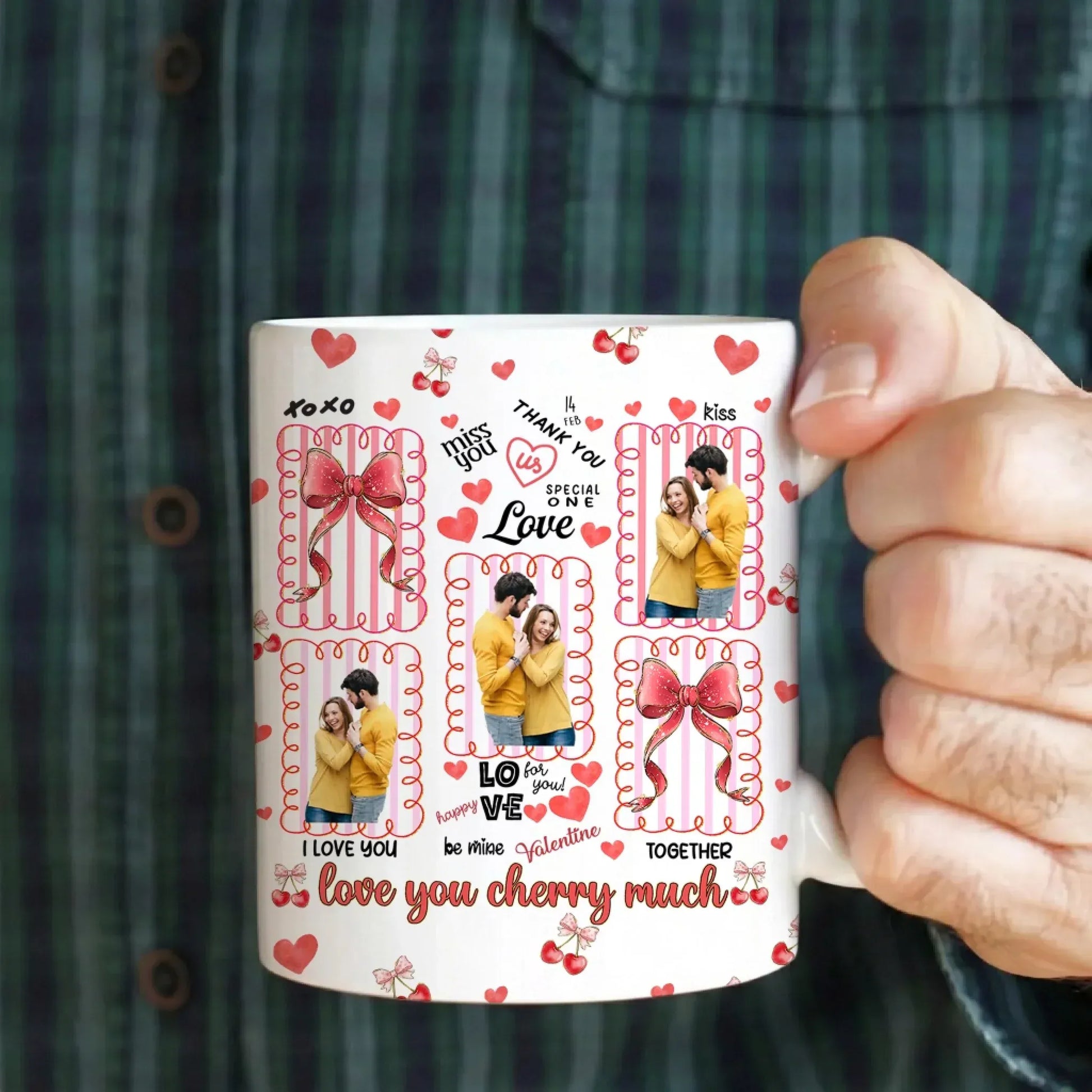 Personalized Mugs I Love You Cherry Much - Personalized Couple Custom Ceramic Mug
