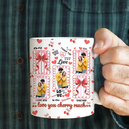 Personalized Mugs I Love You Cherry Much - Personalized Couple Custom Ceramic Mug