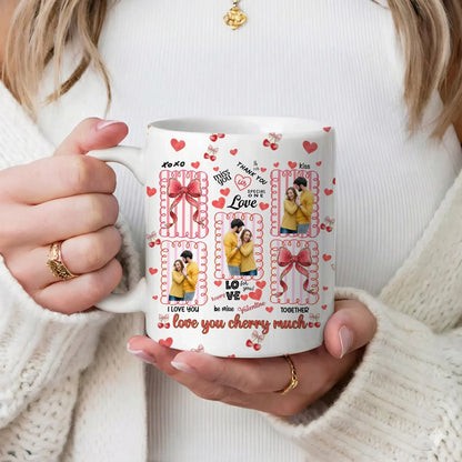 Personalized Mugs I Love You Cherry Much - Personalized Couple Custom Ceramic Mug