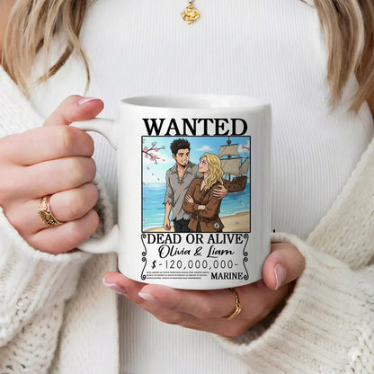 Personalized Mugs You And I, Lost In A Dreamy Animated World - Personalized Couple Photo Custom Ceramic Mug