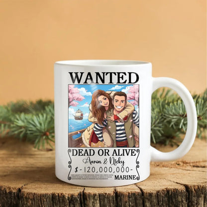 Personalized Mugs You And I, Lost In A Dreamy Animated World - Personalized Couple Photo Custom Ceramic Mug