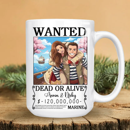 Personalized Mugs You And I, Lost In A Dreamy Animated World - Personalized Couple Photo Custom Ceramic Mug