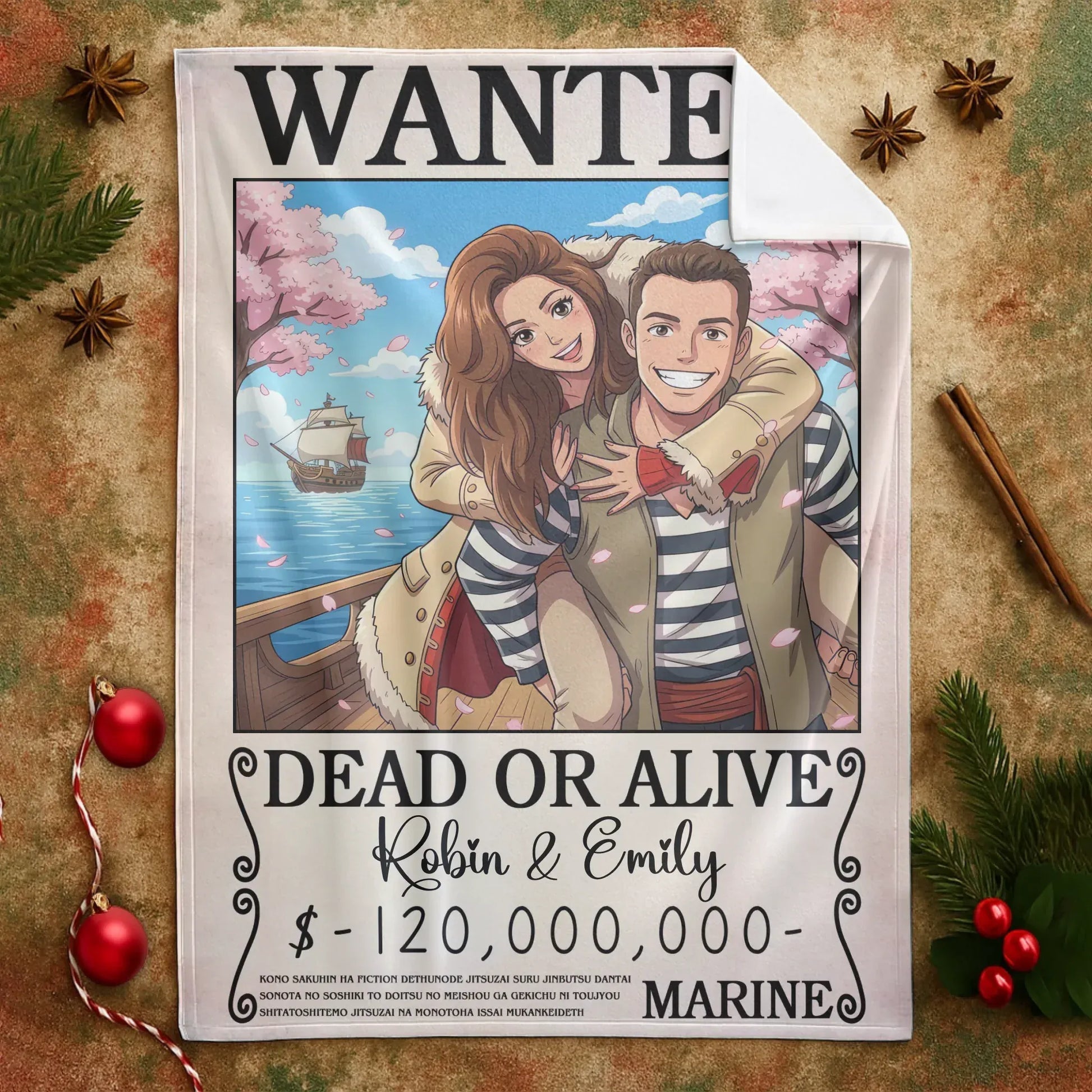 Personalized Blankets You And I, Lost In A Dreamy Animated World - Personalized Couple Photo Custom Blanket