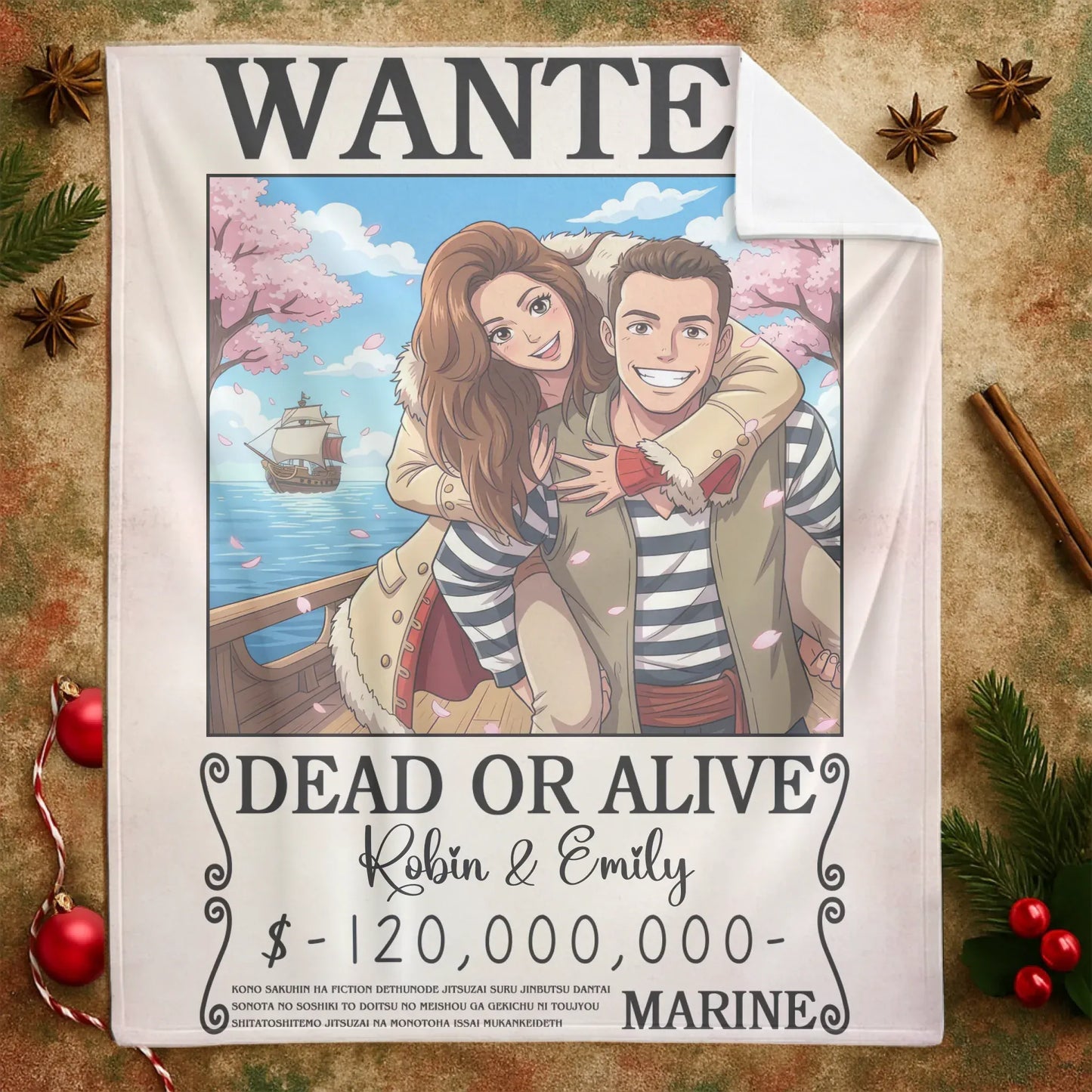 Personalized Blankets You And I, Lost In A Dreamy Animated World - Personalized Couple Photo Custom Blanket