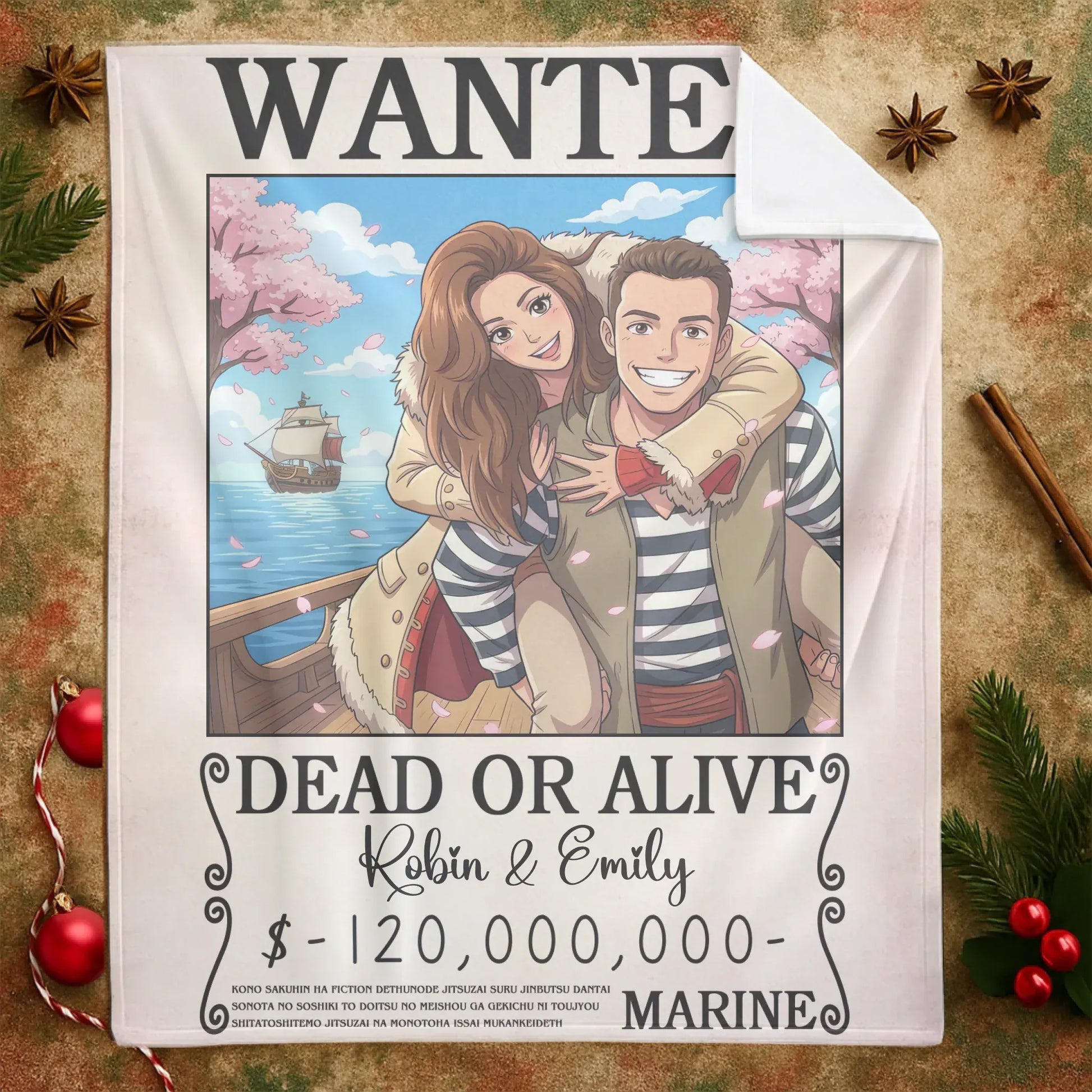 Personalized Blankets You And I, Lost In A Dreamy Animated World - Personalized Couple Photo Custom Blanket