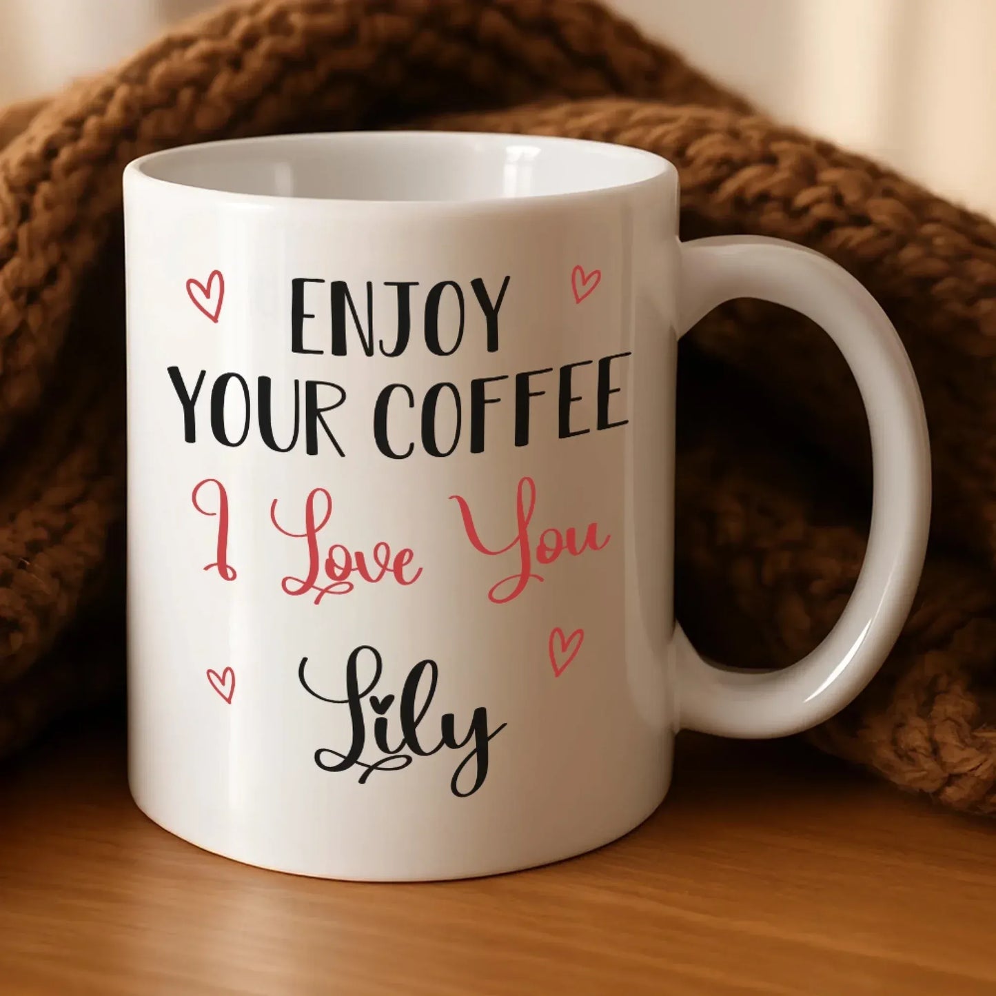 Personalized Mugs I Hope Your Day Is As Nice As My Butt - Personalized Couple On Valentine Custom Ceramic Mug
