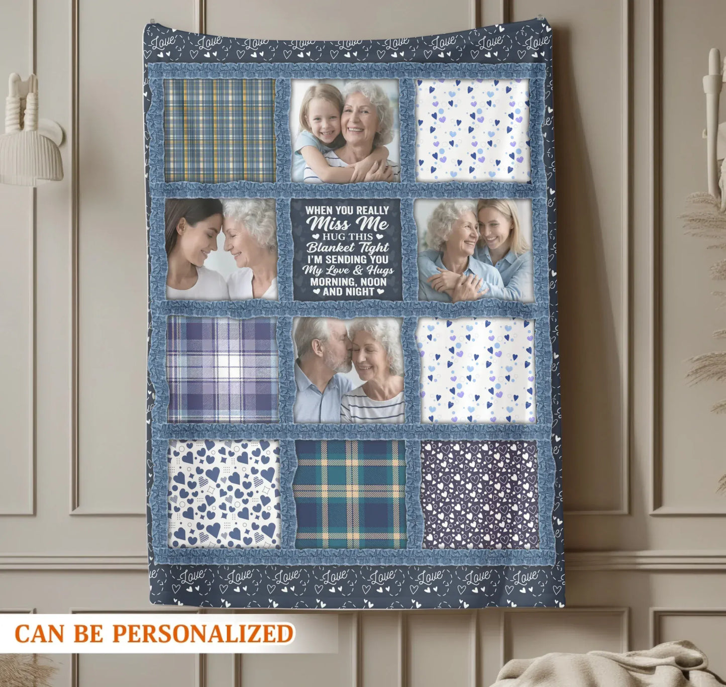 Personalized Blankets Life Doesn't Come With A Manual, It Comes With A Mother - Personalized Mother's Day Photo Custom Blanket
