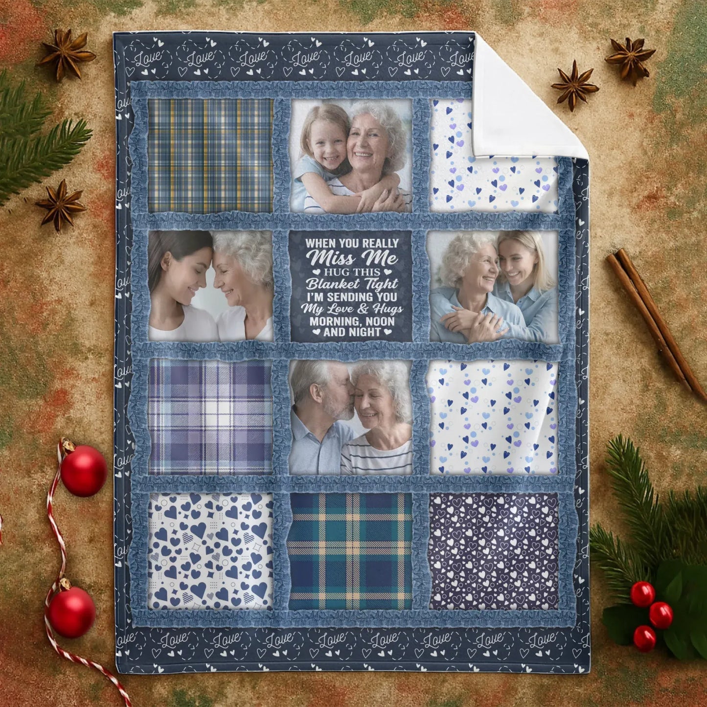 Personalized Blankets Life Doesn't Come With A Manual, It Comes With A Mother - Personalized Mother's Day Photo Custom Blanket