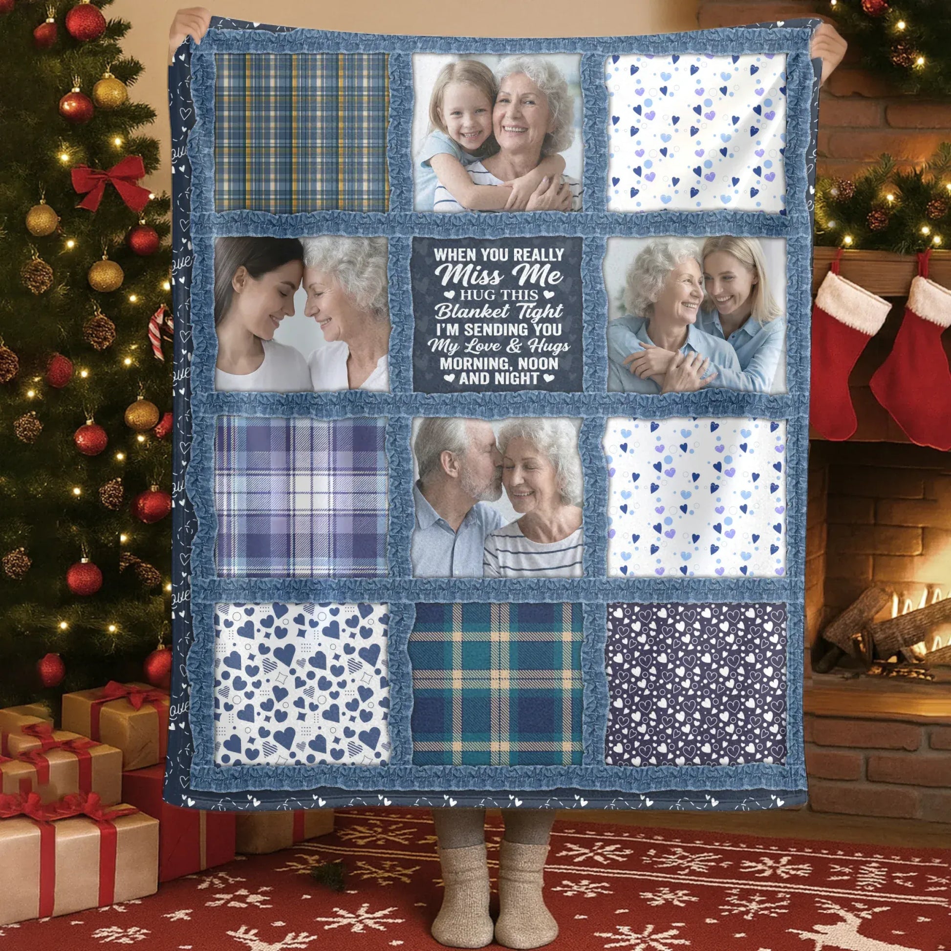 Personalized Blankets Life Doesn't Come With A Manual, It Comes With A Mother - Personalized Mother's Day Photo Custom Blanket