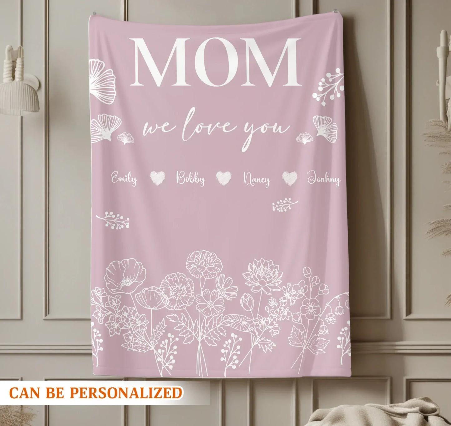 Personalized Blankets Motherhood, All Love Begins And Ends There - Personalized Mother's Day Custom Ceramic Mug