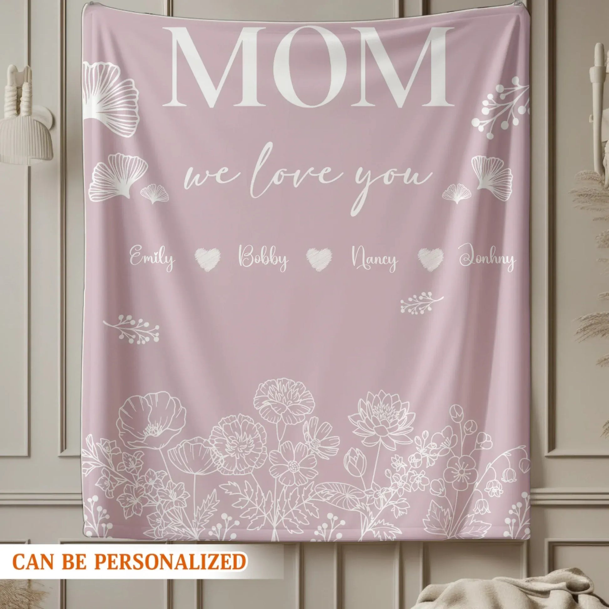 Personalized Blankets Motherhood, All Love Begins And Ends There - Personalized Mother's Day Custom Ceramic Mug