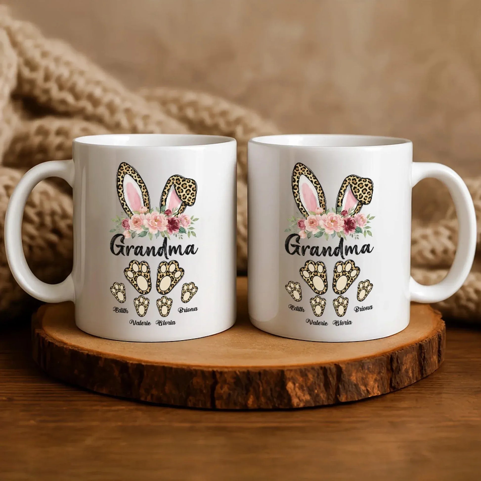 Personalized Mugs A Grandmother's Love Is Forever And Always - Personalized Easter Day Custom Ceramic Mug