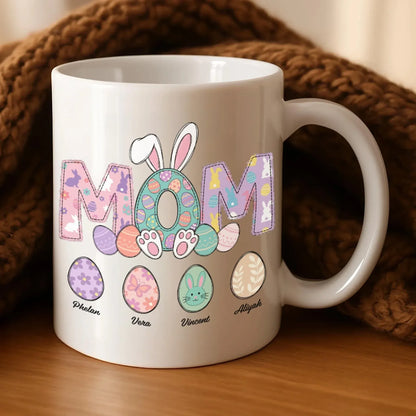Personalized Mugs A Mother's Arms Are Made Of Tenderness And Children Sleep Soundly In Them - Personalized Easter Day Custom Ceramic Mug