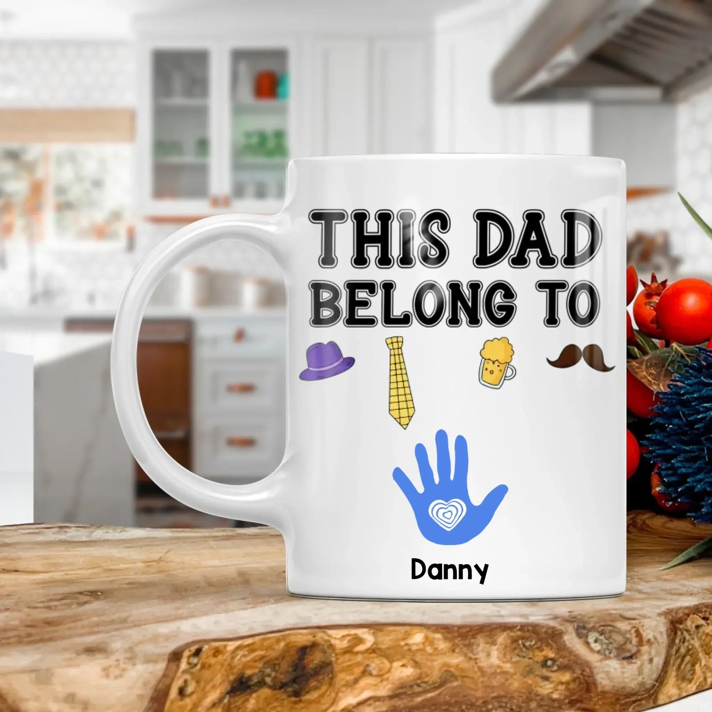 Personalized Mugs MUG - TD / WHITE / 11oz A Father Is Someone You Look Up To No Matter How Tall You Grow - Personalized Father's Day Custom Ceramic Mug