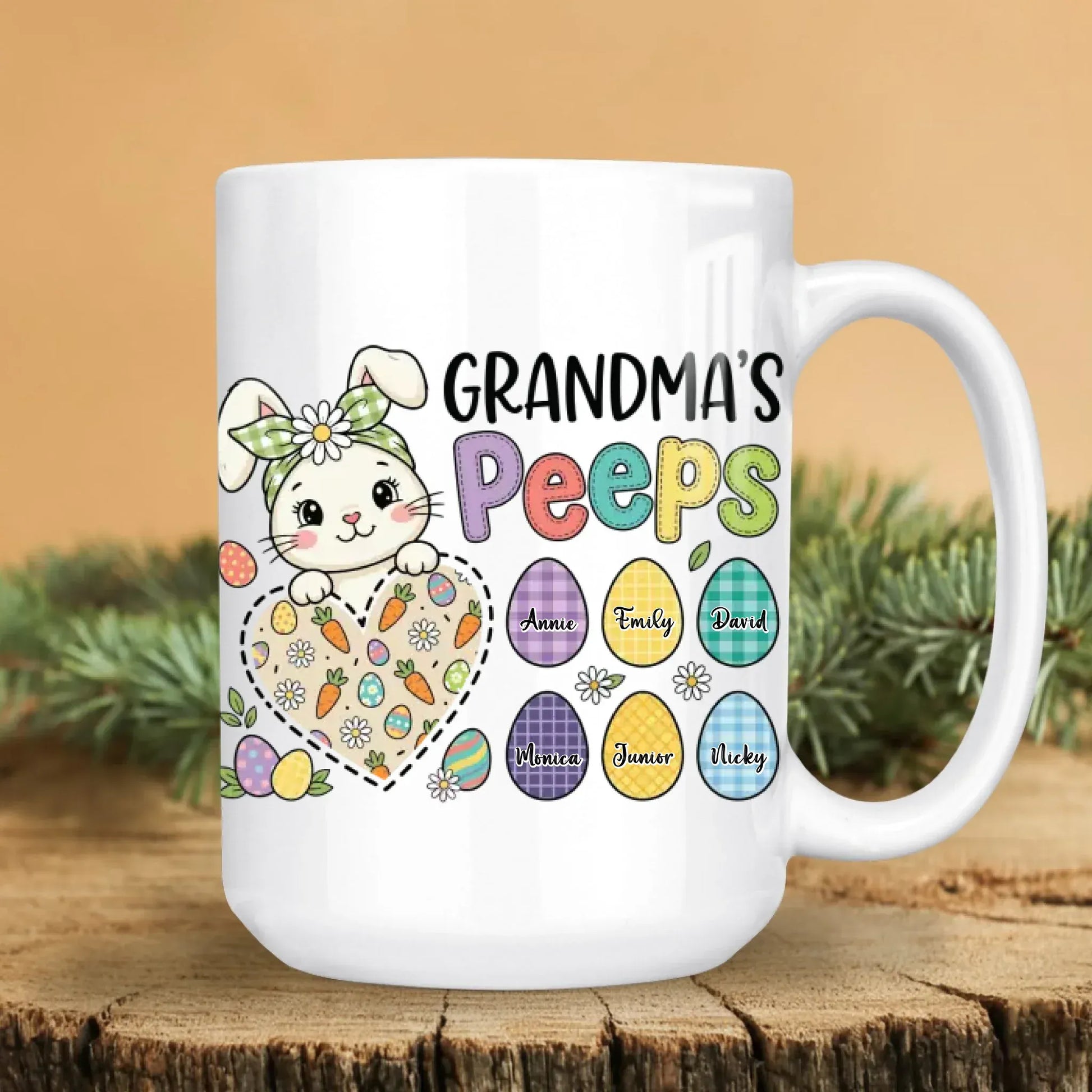 Personalized Mugs The Great Gift Of Easter Is Hope - Personalized Easter Day Custom Ceramic Mug