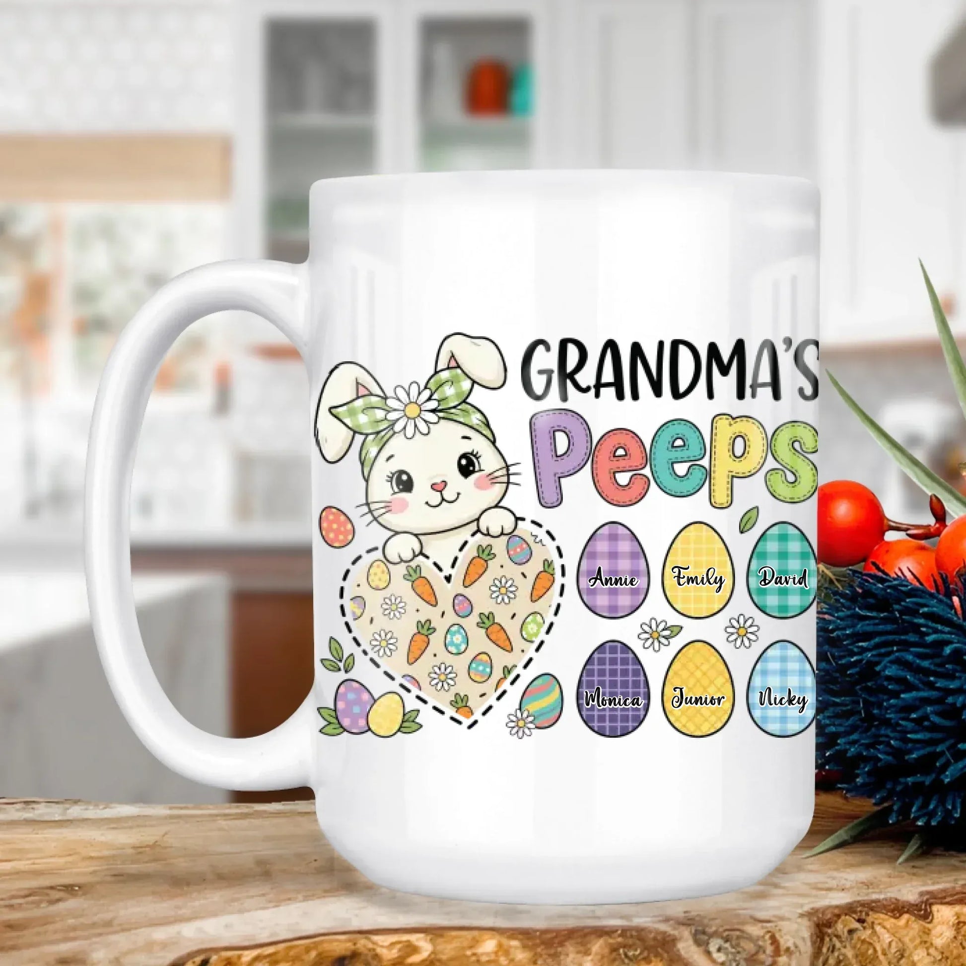 Personalized Mugs MUG - TD / WHITE / 15oz The Great Gift Of Easter Is Hope - Personalized Easter Day Custom Ceramic Mug