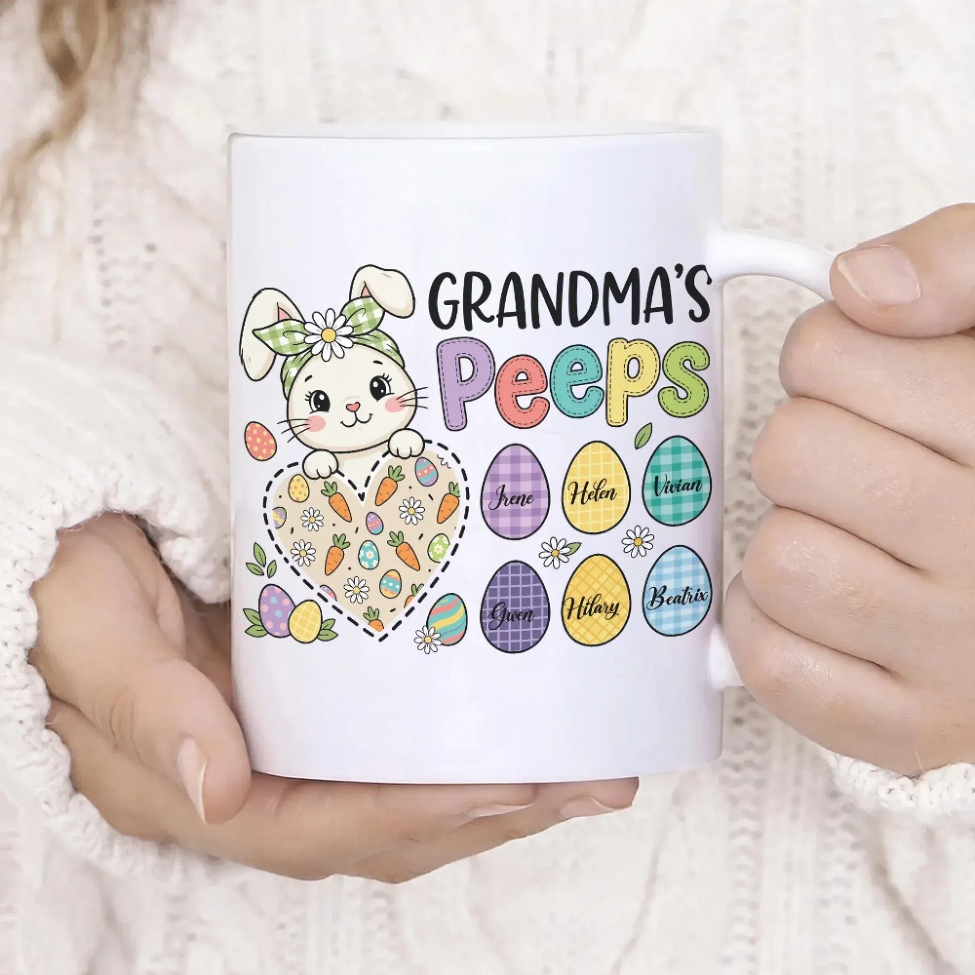 Personalized Mugs The Great Gift Of Easter Is Hope - Personalized Easter Day Custom Ceramic Mug