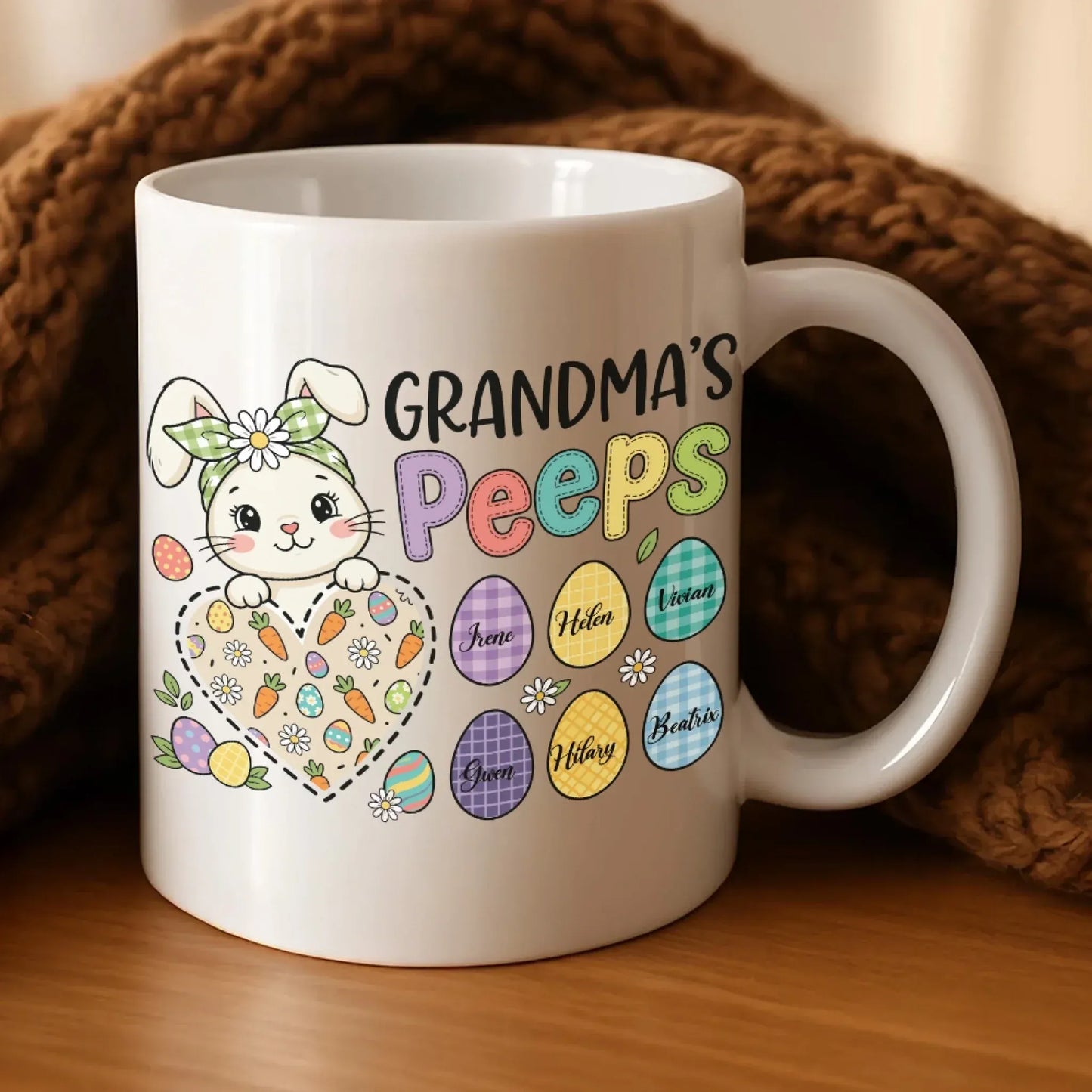 Personalized Mugs The Great Gift Of Easter Is Hope - Personalized Easter Day Custom Ceramic Mug